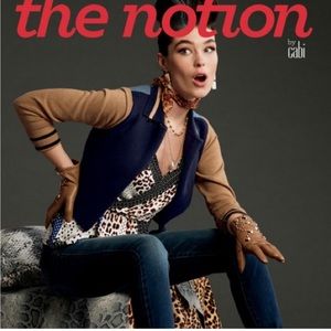 CABI RIBBED TURN BACK CARDIGAN STYLE # 3703